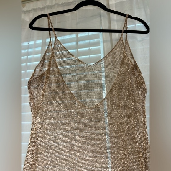 Maternity Photograph Prop See Through Dress Golden Pink One Size 92 bust - Picture 3 of 5